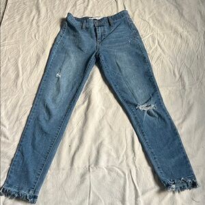 Tinseltown Blue Ripped Skinny Jeans